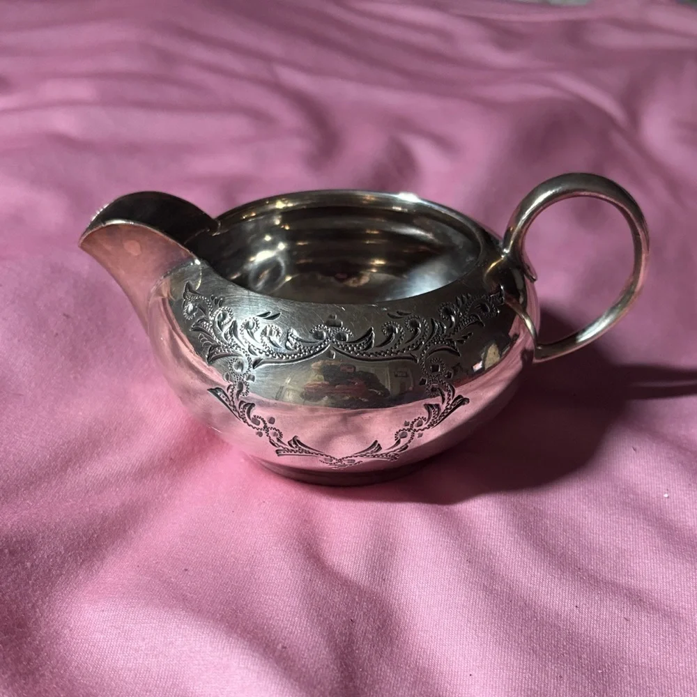 Silver Creamer with Handle